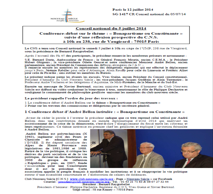 PV Conseil National 5 juillet 2014